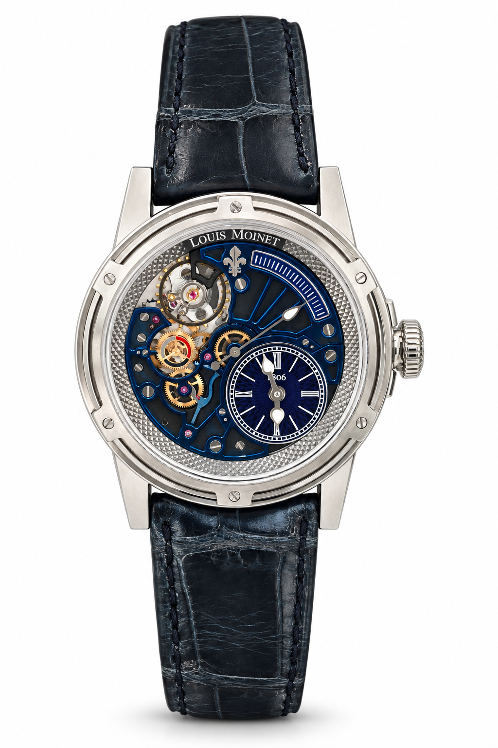 Louis Moinet Tempograph Chrome 44mm LM-59.10.20N