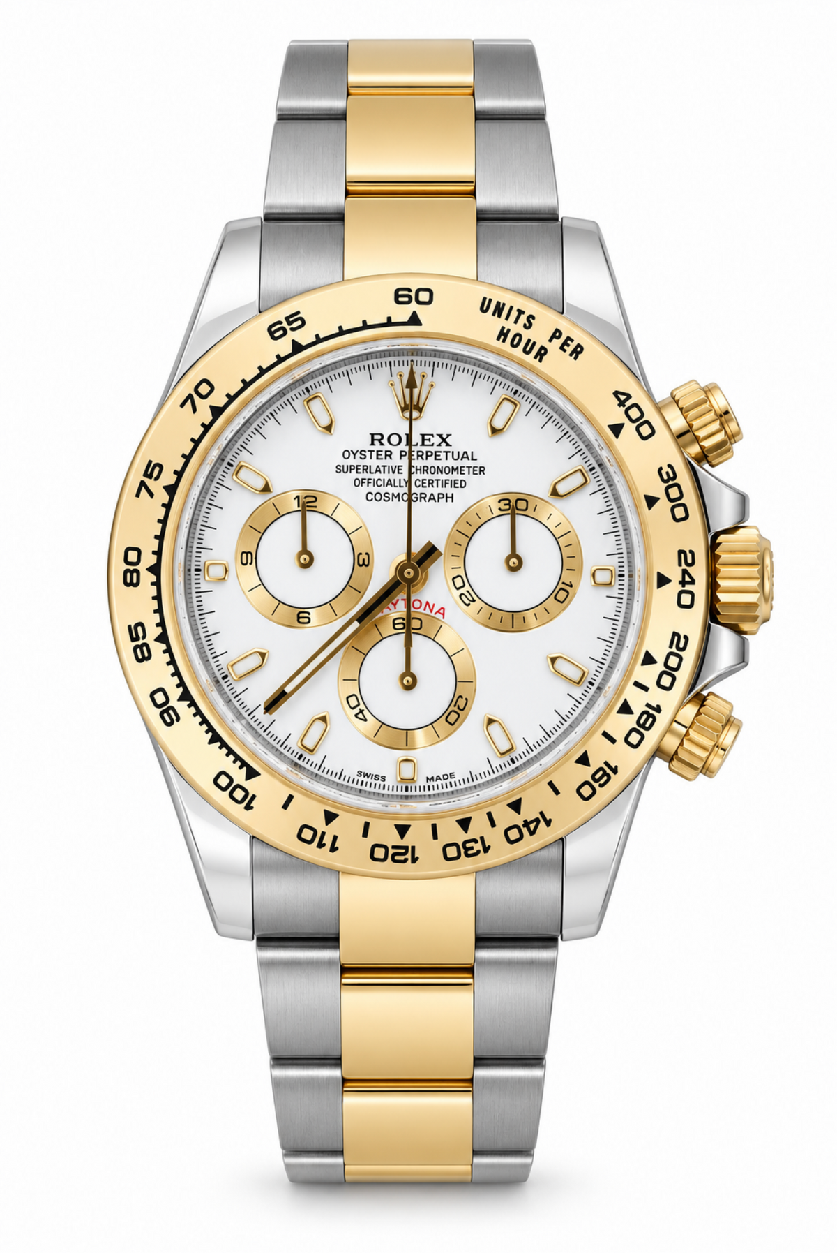 Rolex Cosmograph Daytona 40mm White Dial Two-Tone 116503
