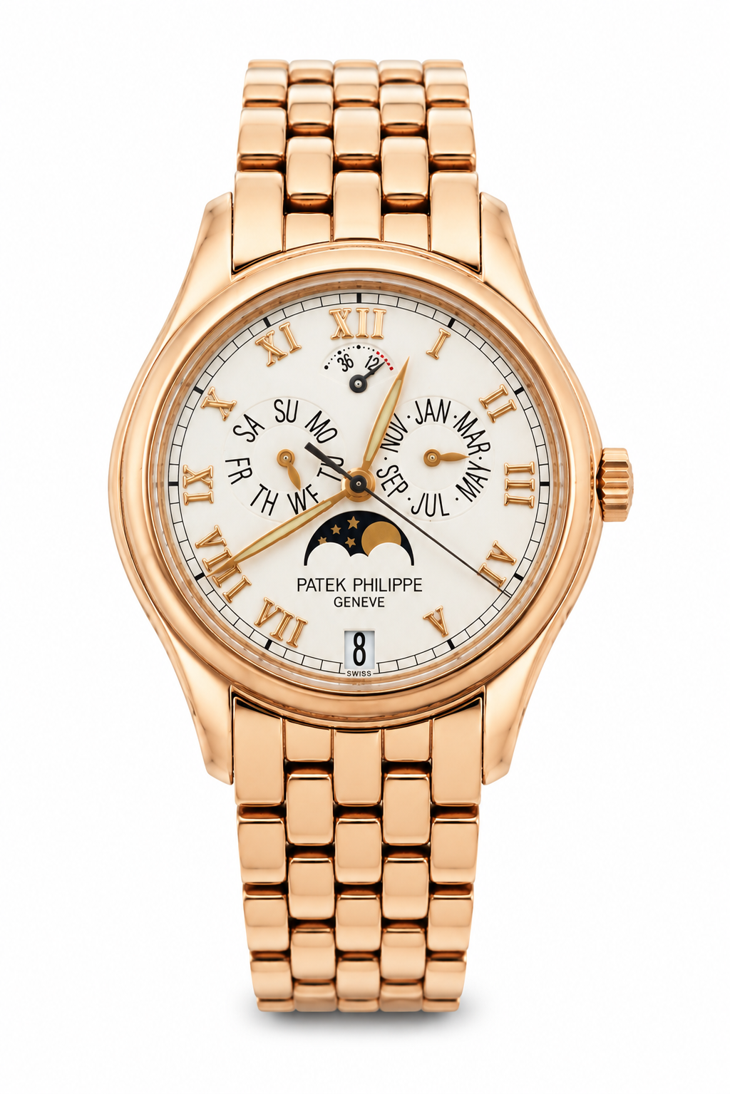 Patek Philippe Annual Calendar Moonphase 18K Rose Gold 5036R